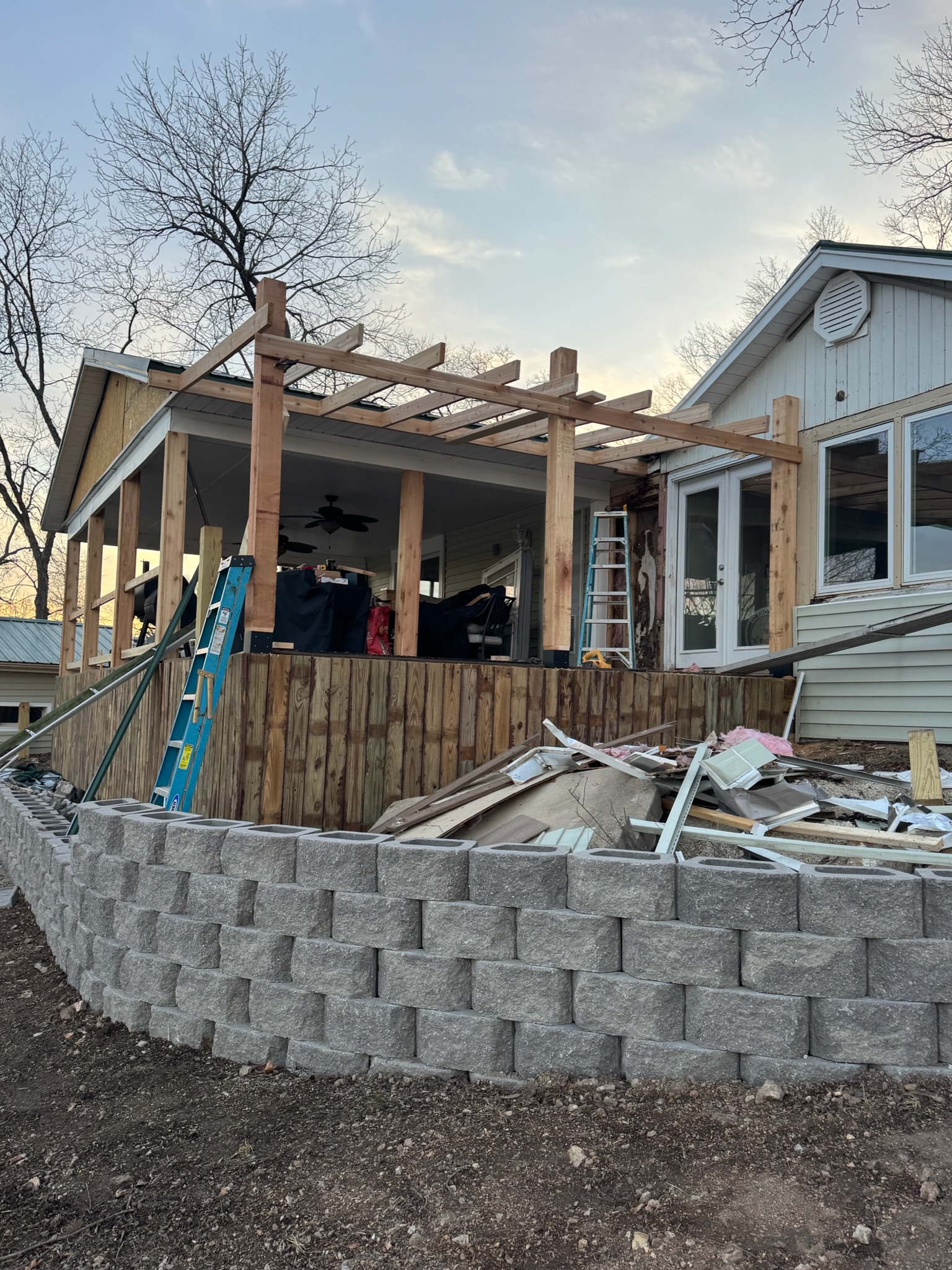 Porch extension - Complete